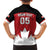 Custom Canada Hockey Family Matching Long Sleeve Bodycon Dress and Hawaiian Shirt Maple Leaves Sporty Style