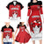 Custom Canada Hockey Family Matching Long Sleeve Bodycon Dress and Hawaiian Shirt Maple Leaves Sporty Style