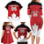 Custom Canada Hockey Family Matching Long Sleeve Bodycon Dress and Hawaiian Shirt Maple Leaves Sporty Style