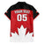 Custom Canada Hockey Family Matching Long Sleeve Bodycon Dress and Hawaiian Shirt Maple Leaves Sporty Style