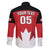 Custom Canada Hockey Family Matching Long Sleeve Bodycon Dress and Hawaiian Shirt Maple Leaves Sporty Style