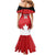 Custom Canada Hockey Family Matching Mermaid Dress and Hawaiian Shirt Maple Leaves Sporty Style