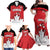 Custom Canada Hockey Family Matching Off Shoulder Maxi Dress and Hawaiian Shirt Maple Leaves Sporty Style