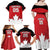 Custom Canada Hockey Family Matching Off Shoulder Maxi Dress and Hawaiian Shirt Maple Leaves Sporty Style