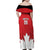 Custom Canada Hockey Family Matching Off Shoulder Maxi Dress and Hawaiian Shirt Maple Leaves Sporty Style