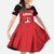 Custom Canada Hockey Family Matching Short Sleeve Bodycon Dress and Hawaiian Shirt Maple Leaves Sporty Style