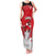 Custom Canada Hockey Family Matching Tank Maxi Dress and Hawaiian Shirt Maple Leaves Sporty Style