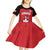 Custom Canada Hockey Kid Short Sleeve Dress Maple Leaves Sporty Style