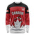 Custom Canada Hockey Long Sleeve Shirt Maple Leaves Sporty Style