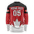 Custom Canada Hockey Long Sleeve Shirt Maple Leaves Sporty Style