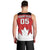 Custom Canada Hockey Men Tank Top Maple Leaves Sporty Style