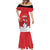 Custom Canada Hockey Mermaid Dress Maple Leaves Sporty Style