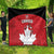 Canada Hockey Quilt Maple Leaves Sporty Style