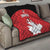 Canada Hockey Quilt Maple Leaves Sporty Style