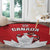 Canada Hockey Round Carpet Maple Leaves Sporty Style