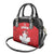 Canada Hockey Shoulder Handbag Maple Leaves Sporty Style