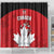 Canada Hockey Shower Curtain Maple Leaves Sporty Style