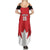 Custom Canada Hockey Summer Maxi Dress Maple Leaves Sporty Style