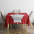 Canada Hockey Tablecloth Maple Leaves Sporty Style