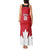 Custom Canada Hockey Tank Maxi Dress Maple Leaves Sporty Style