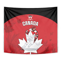 Canada Hockey Tapestry Maple Leaves Sporty Style