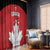 Canada Hockey Window Curtain Maple Leaves Sporty Style