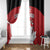 Canada Hockey Window Curtain Maple Leaves Sporty Style