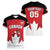 Custom Canada Hockey Women V-Neck T-Shirt Maple Leaves Sporty Style