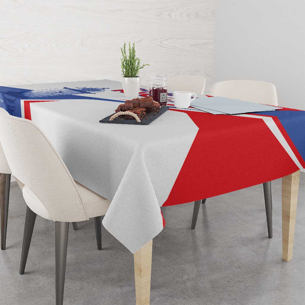 Puerto Rico Baseball Tablecloth El Morro Sporty Style