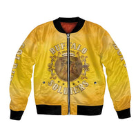 Honor Buffalo Soldiers Bomber Jacket African American Cavalry Yellow Version - Wonder Print Shop