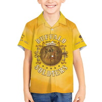 Honor Buffalo Soldiers Hawaiian Shirt African American Cavalry Yellow Version - Wonder Print Shop