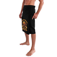 Honor Buffalo Soldiers Lavalava African American Cavalry Black Version - Wonder Print Shop