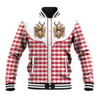 Oktoberfest Baseball Jacket Country Cowboy Style Red Version