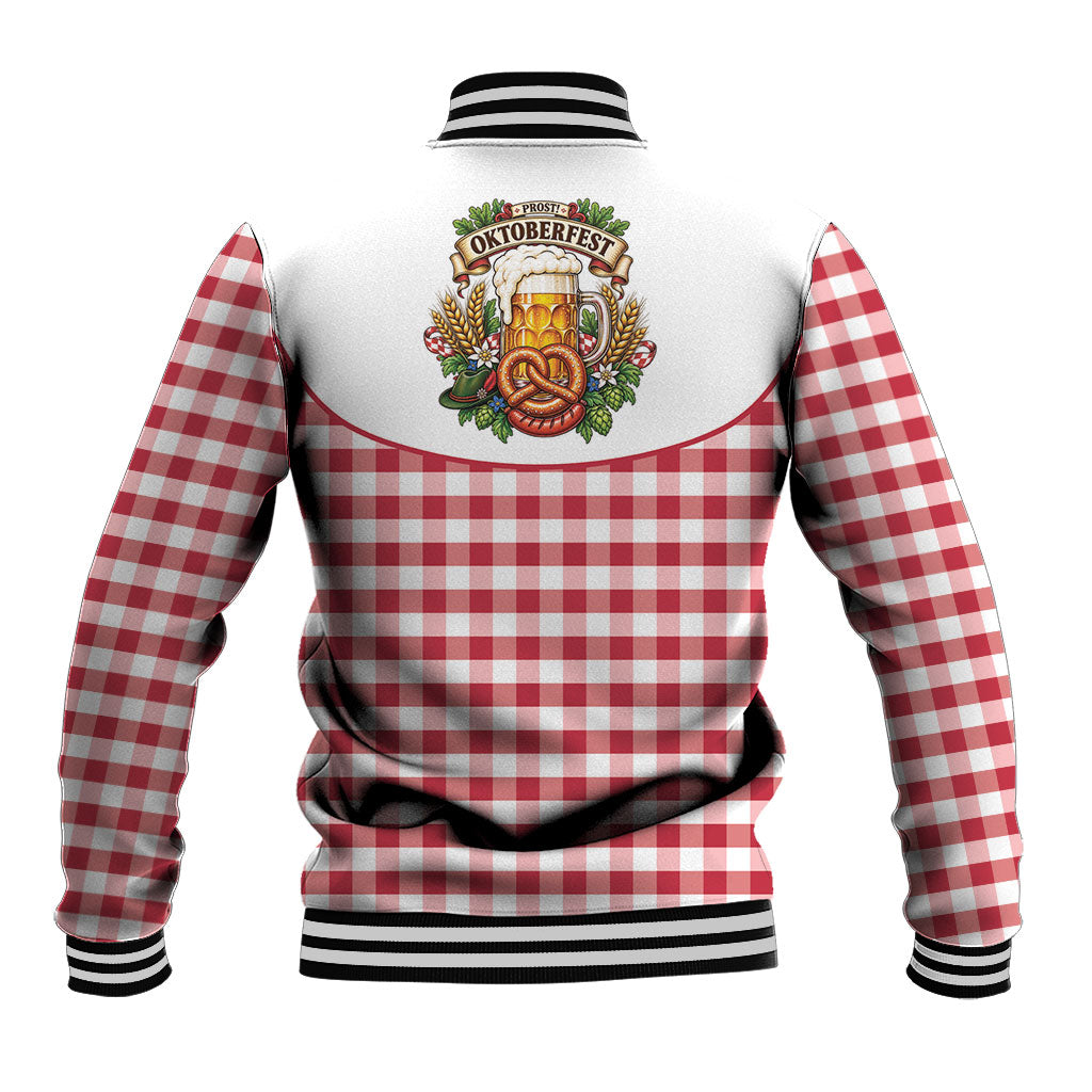 Oktoberfest Baseball Jacket Country Cowboy Style Red Version