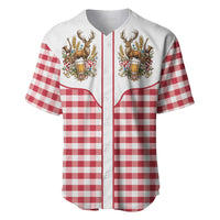 Oktoberfest Baseball Jersey Country Cowboy Style Red Version