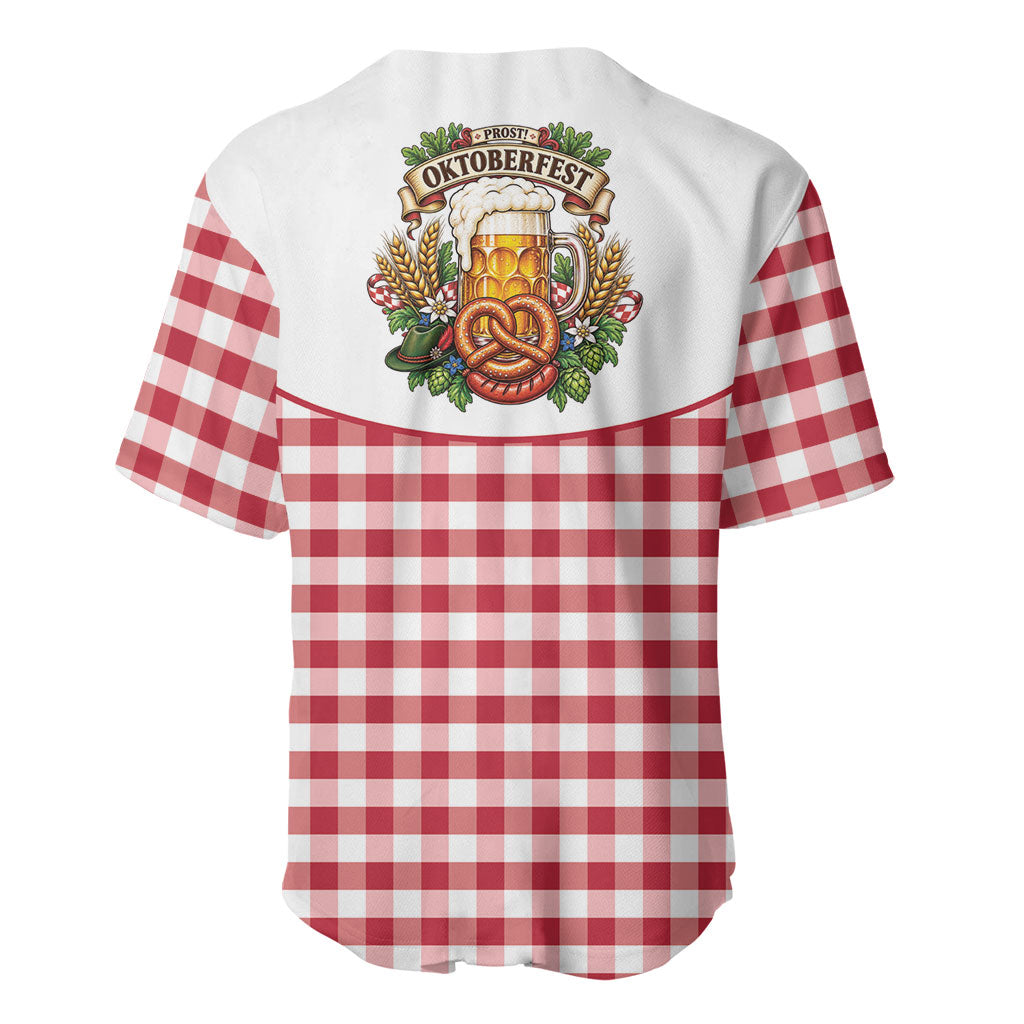 Oktoberfest Baseball Jersey Country Cowboy Style Red Version