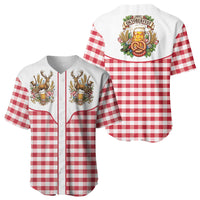 Oktoberfest Baseball Jersey Country Cowboy Style Red Version