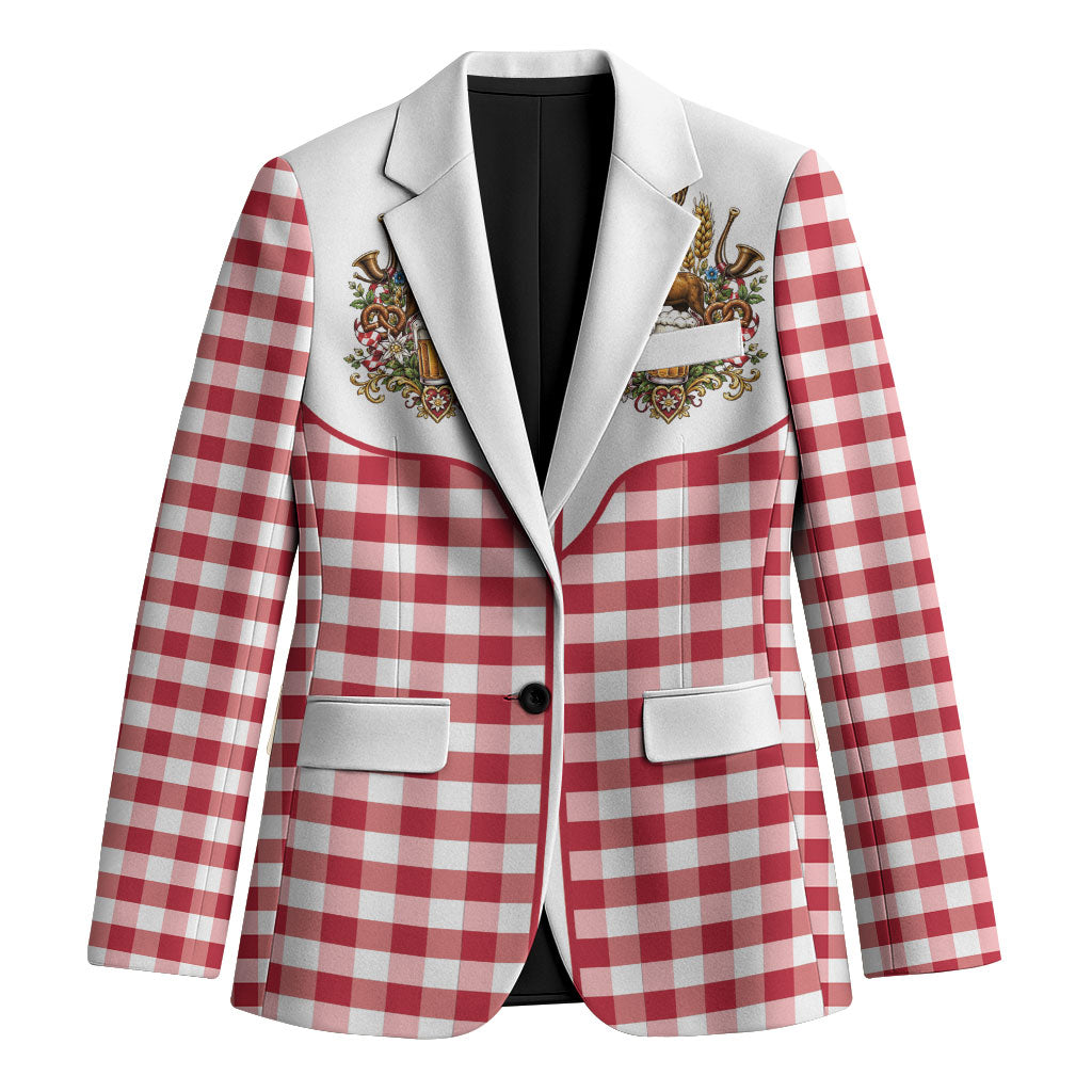 Oktoberfest Blazer Country Cowboy Style Red Version