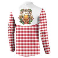 Oktoberfest Button Sweatshirt Country Cowboy Style Red Version