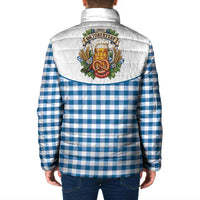 Oktoberfest Padded Jacket Country Cowboy Style Blue Version
