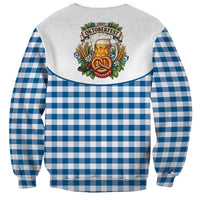 Oktoberfest Sweatshirt Country Cowboy Style Blue Version