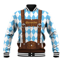 Personalized Lederhosen Oktoberfest Costume Baseball Jacket