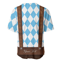 Personalized Lederhosen Oktoberfest Costume Baseball Jersey
