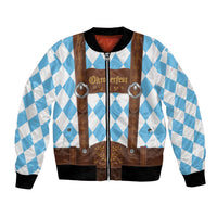 Personalized Lederhosen Oktoberfest Costume Bomber Jacket