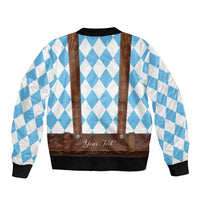 Personalized Lederhosen Oktoberfest Costume Bomber Jacket