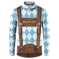 Personalized Lederhosen Oktoberfest Costume Button Sweatshirt