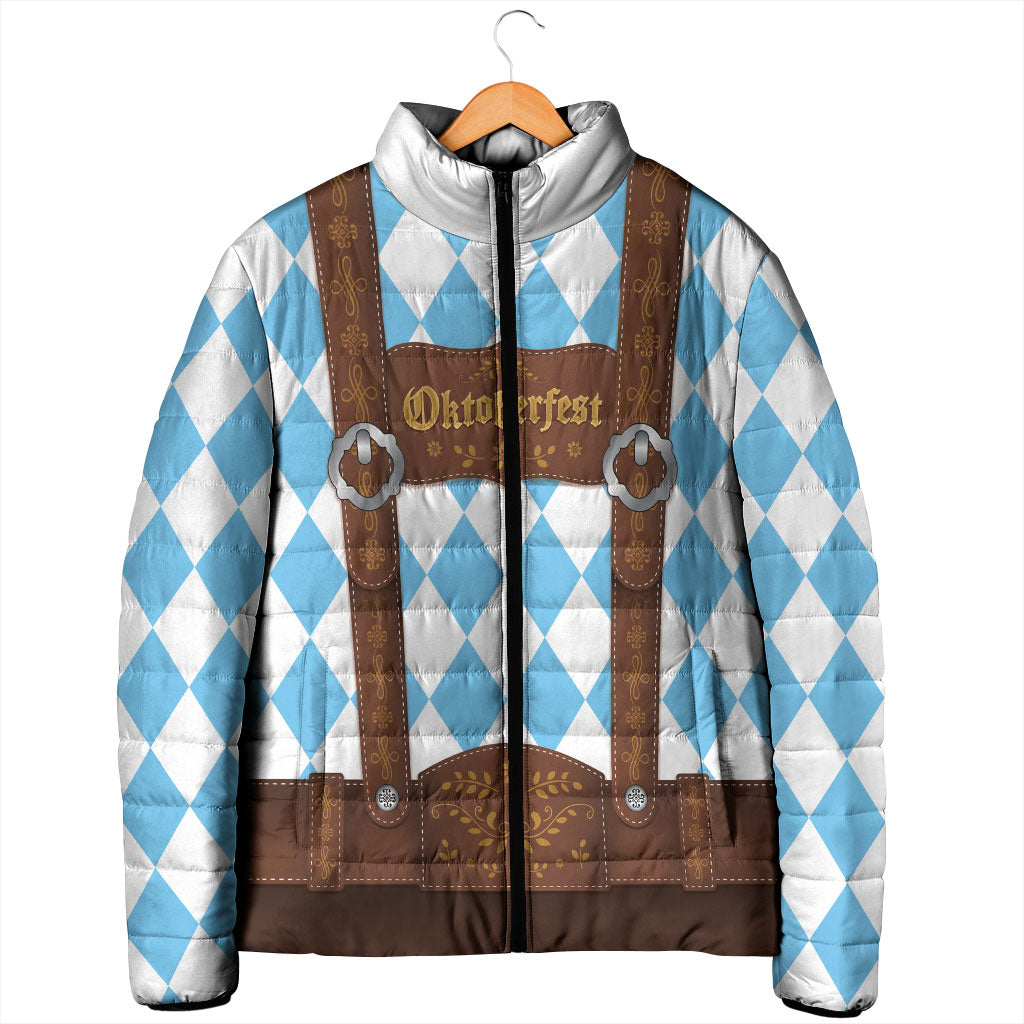 Personalized Lederhosen Oktoberfest Costume Padded Jacket