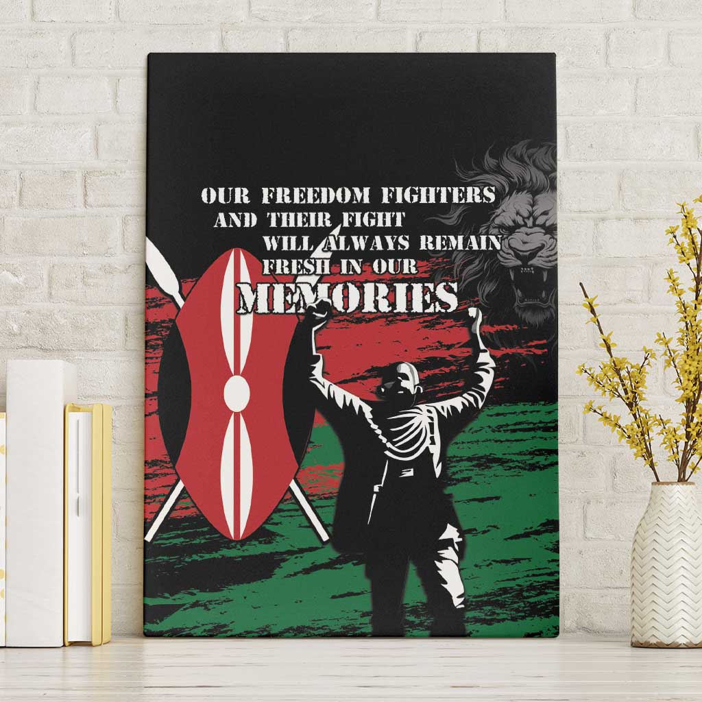 Happy Kenya Mashujaa Day Canvas Wall Art Honour Our Heroes, Heroines LT05 - Wonder Print Shop