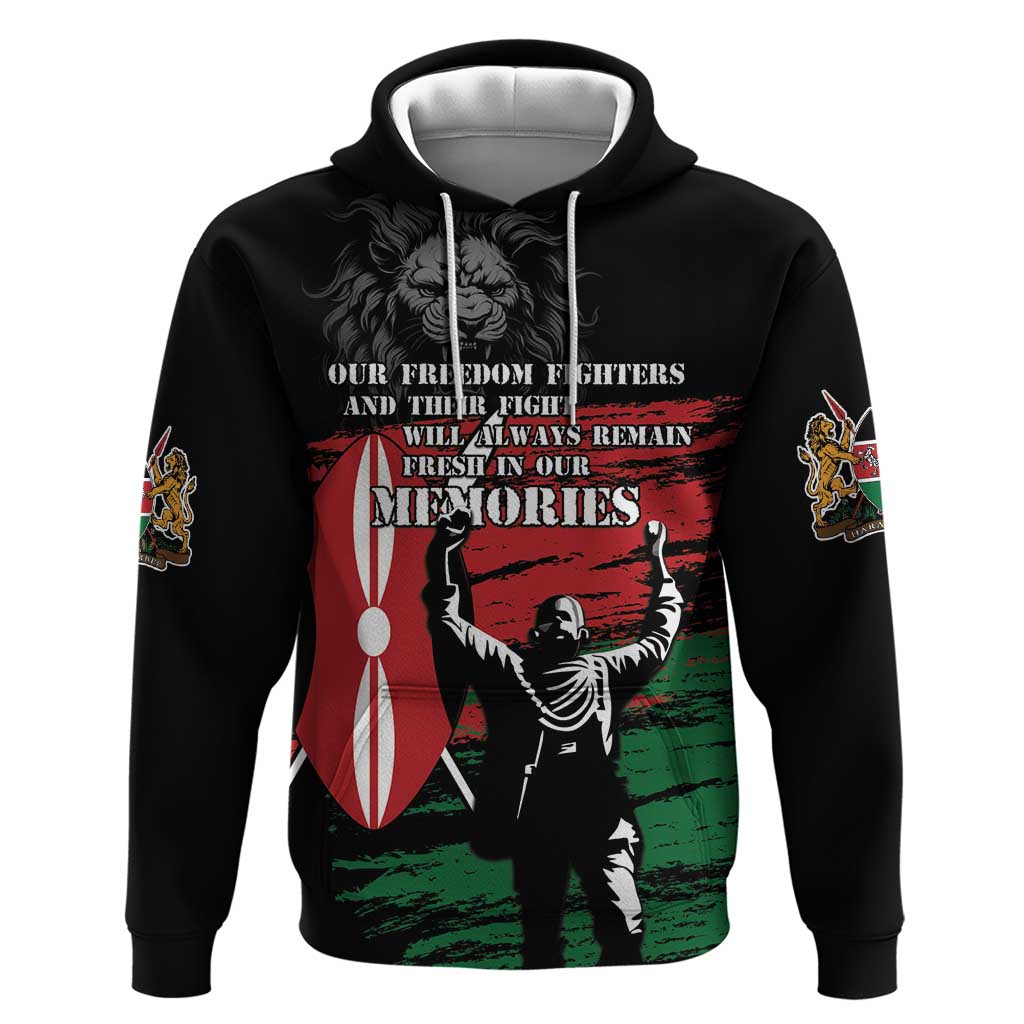 Happy Kenya Mashujaa Day Hoodie Honour Our Heroes, Heroines