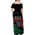 Happy Kenya Mashujaa Day Off Shoulder Maxi Dress Honour Our Heroes, Heroines LT05 - Wonder Print Shop